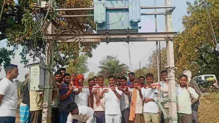 Barhi News: District Vice President inaugurated the transformer