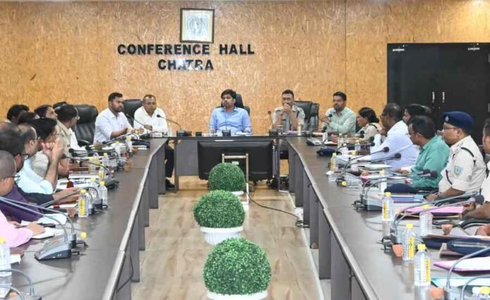 Chatra: Mining Task Force meeting concluded to prevent illegal mining, transportation and storage