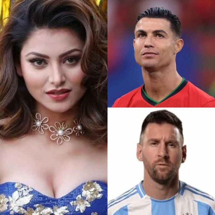 Urvashi Rautela opens up about her 'love triangle' with Cristiano Ronaldo and Lionel Messi!