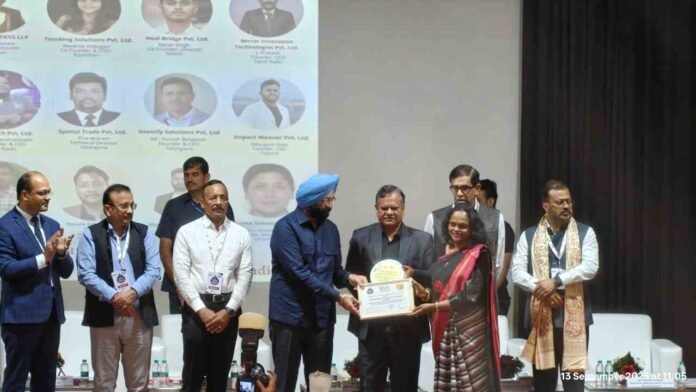 AIEnsured Wins Bharat Entrepreneurship Award Image AIEnsured, Bharat Entrepreneur Award, AI safety, responsible AI, AI compliance, AI innovation, Bharat Entrepreneurship Summit, New Delhi awards, Neelima Vobugari, Indian entrepreneurship