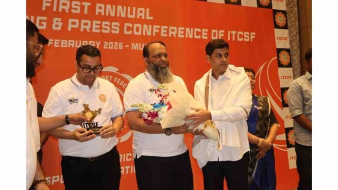 ITCSF National President, Dr. Shrikant Shinde, Tennis Cricket Federation India, Shrikant Shinde news